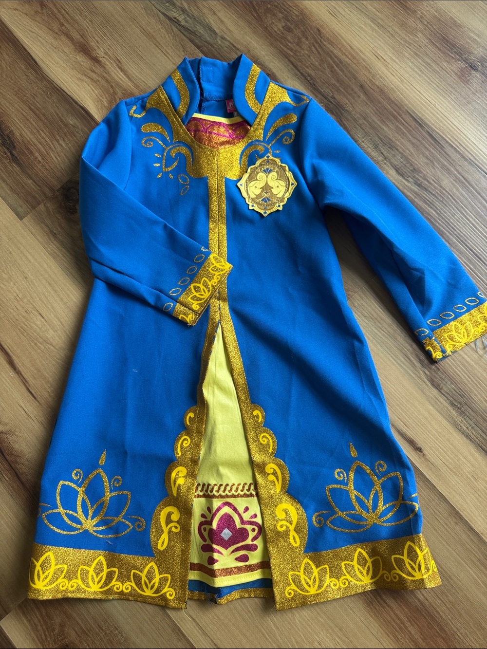 Disney Blue and Gold Princess Parade Costume Coat